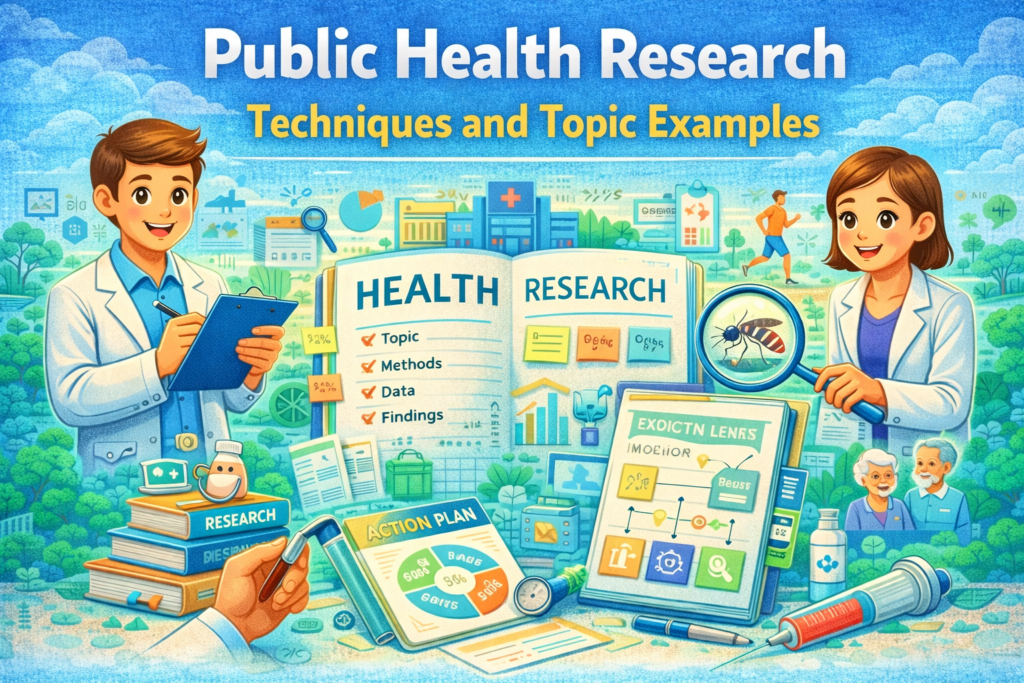 งานวิจัยสาธารณสุขศาสตร์ แสดงแนวคิดการวิจัยสุขภาพชุมชน การวิเคราะห์ข้อมูล และการพัฒนานโยบายสาธารณสุข