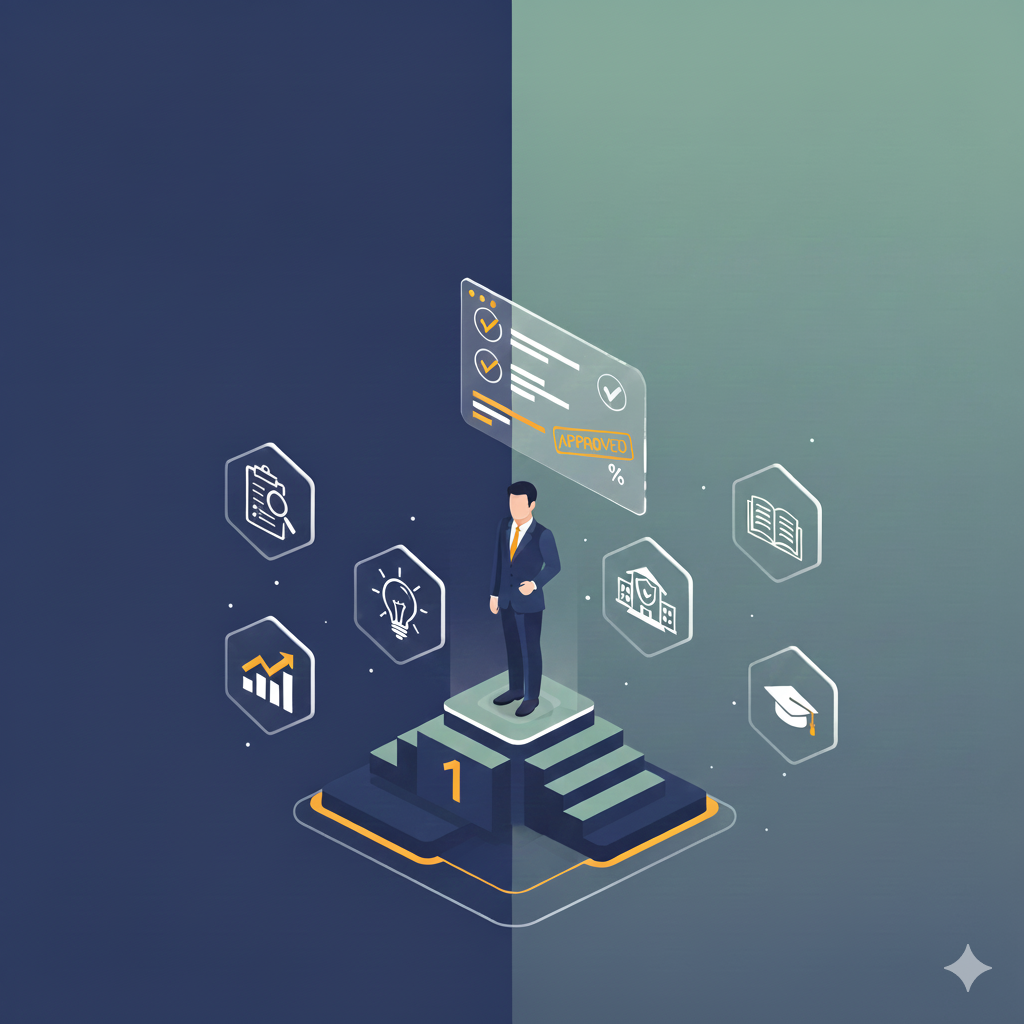 แสดงขั้นตอนการขอวิทยฐานะผู้อำนวยการชำนาญการพิเศษและนวัตกรรมการบริหารสถานศึกษา